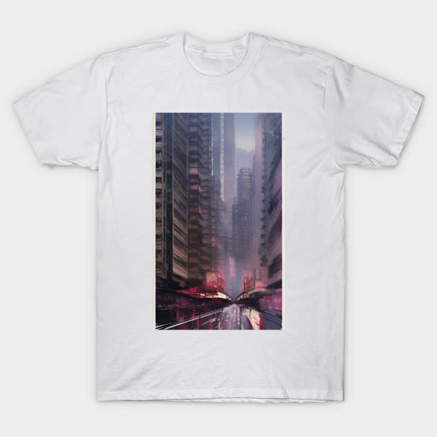 Hong Kong Street Art T-Shirt by placesonearth